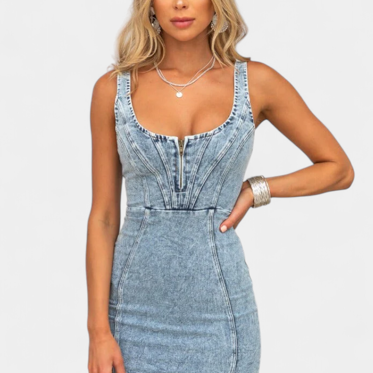 Janessa | Vestido Denim