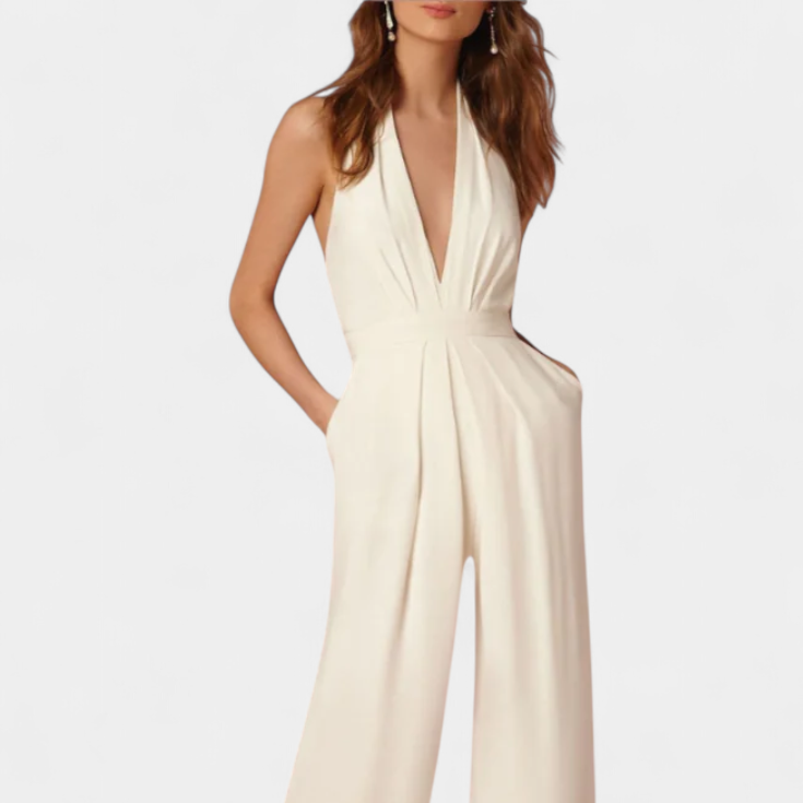 Lila | Mono de Pierna Ancha con Elegancia Ligera