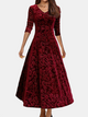 Denise | Vestido de Terciopelo Festivo