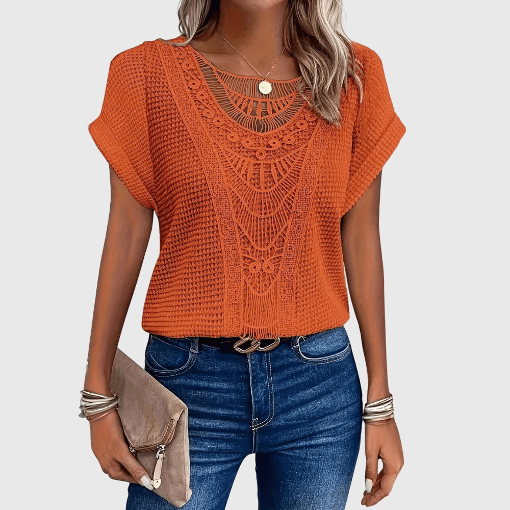 Pearl | Blusa Elegante Estilo Ibiza