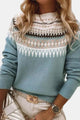 Gemma | Jersey de Cuello Redondo Texturizado