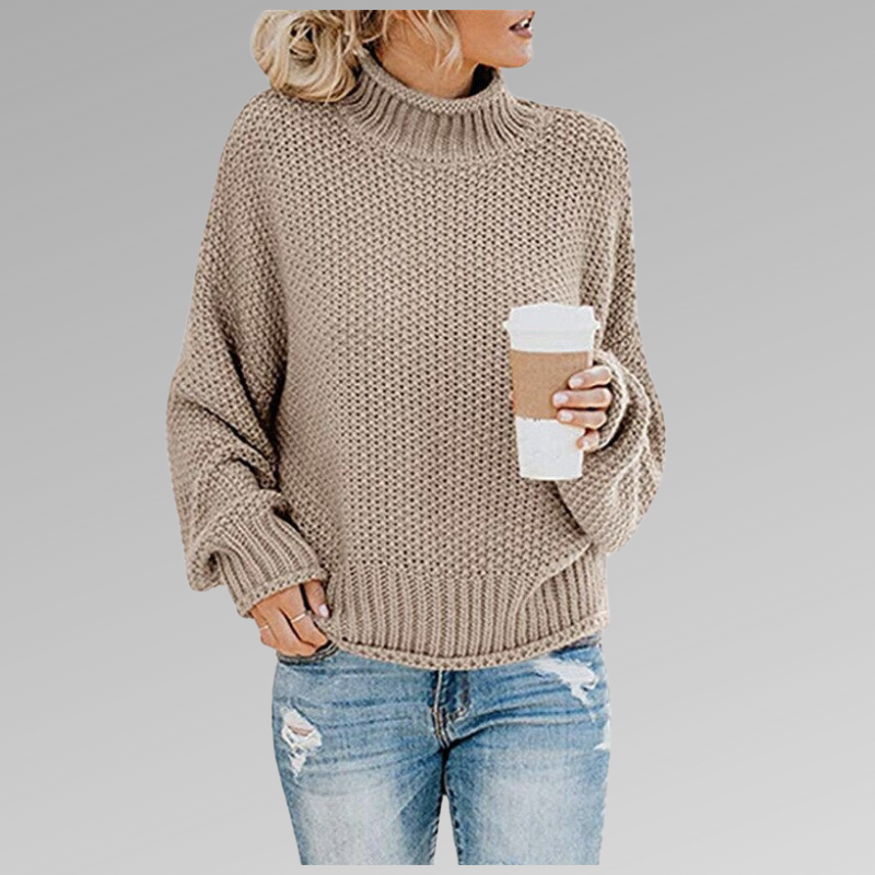 Valerianne | Suéter Elegante de Cuello Alto