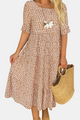 Iris | Vestido Midi de Manga Corta