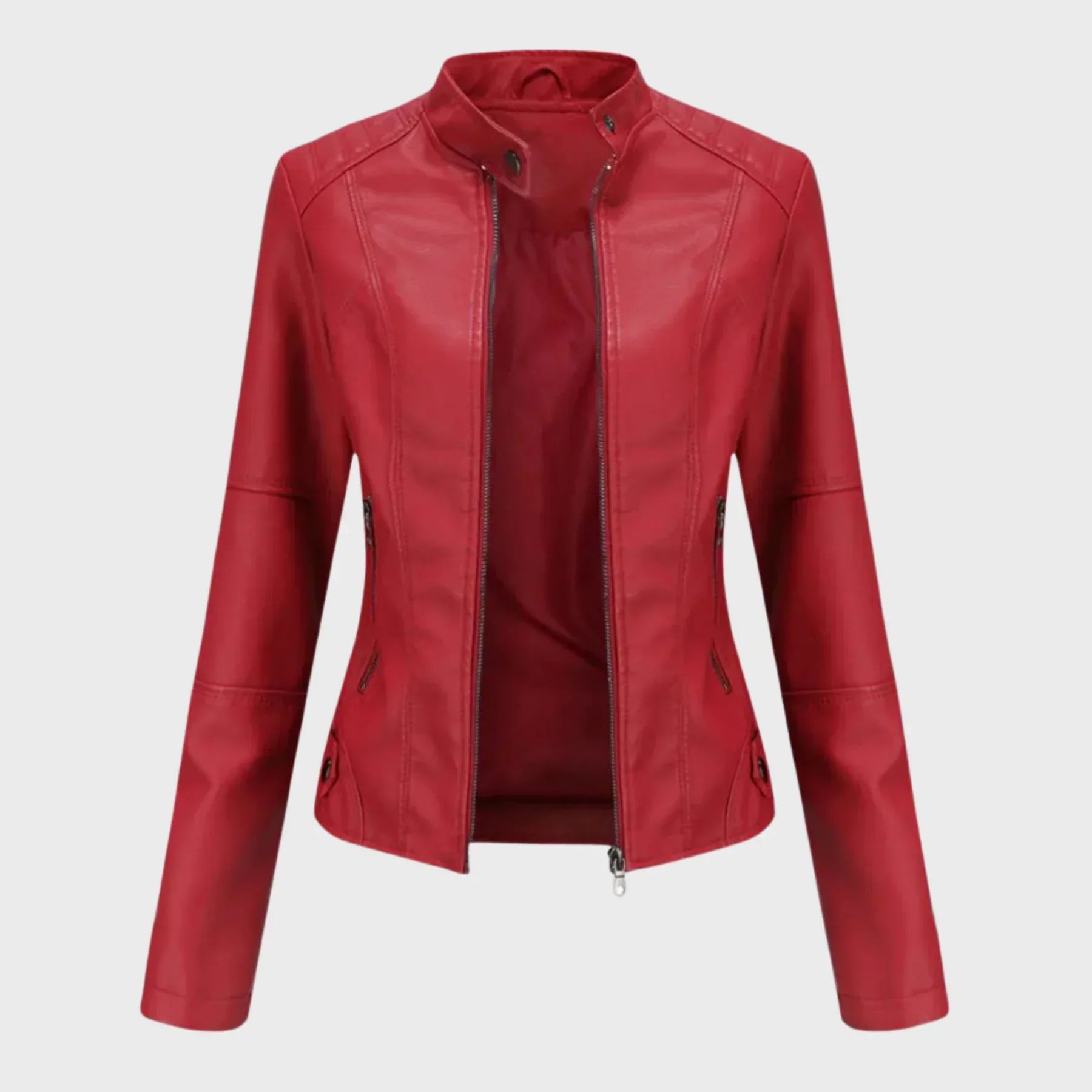 Romina | Chaqueta de Cuero Casual