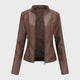 Romina | Chaqueta de Cuero Casual