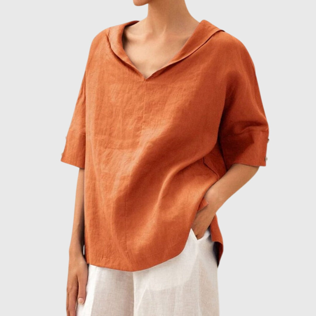 Joanna | Blusa Casual de Corte Holgado