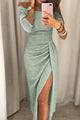 Atenea | Vestido con Drapeado Elegante