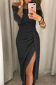 Atenea | Vestido con Drapeado Elegante