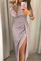 Atenea | Vestido con Drapeado Elegante