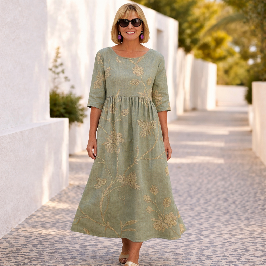 Susan | Vestido Floral con Aire de Verano