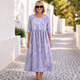 Susan | Vestido Floral con Aire de Verano