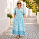 Elly | Vestido Floral Elegante con Aire Ligero