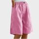 Isabela | Pantalones cortos de lino Medianos