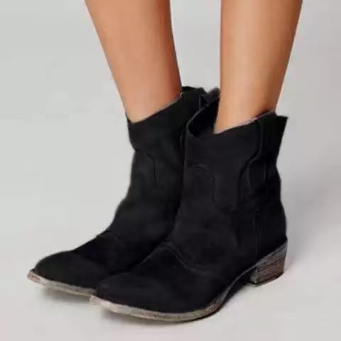 Aitana | Botas de gamuza cómodas