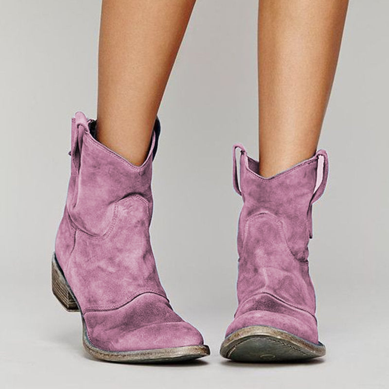 Aitana | Botas de gamuza cómodas