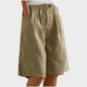 Isabela | Pantalones cortos de lino Medianos