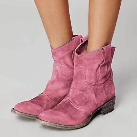 Aitana | Botas de gamuza cómodas