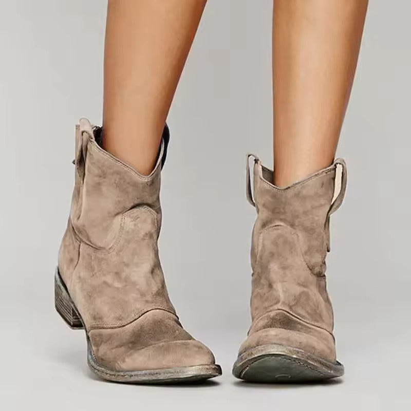 Aitana | Botas de gamuza cómodas