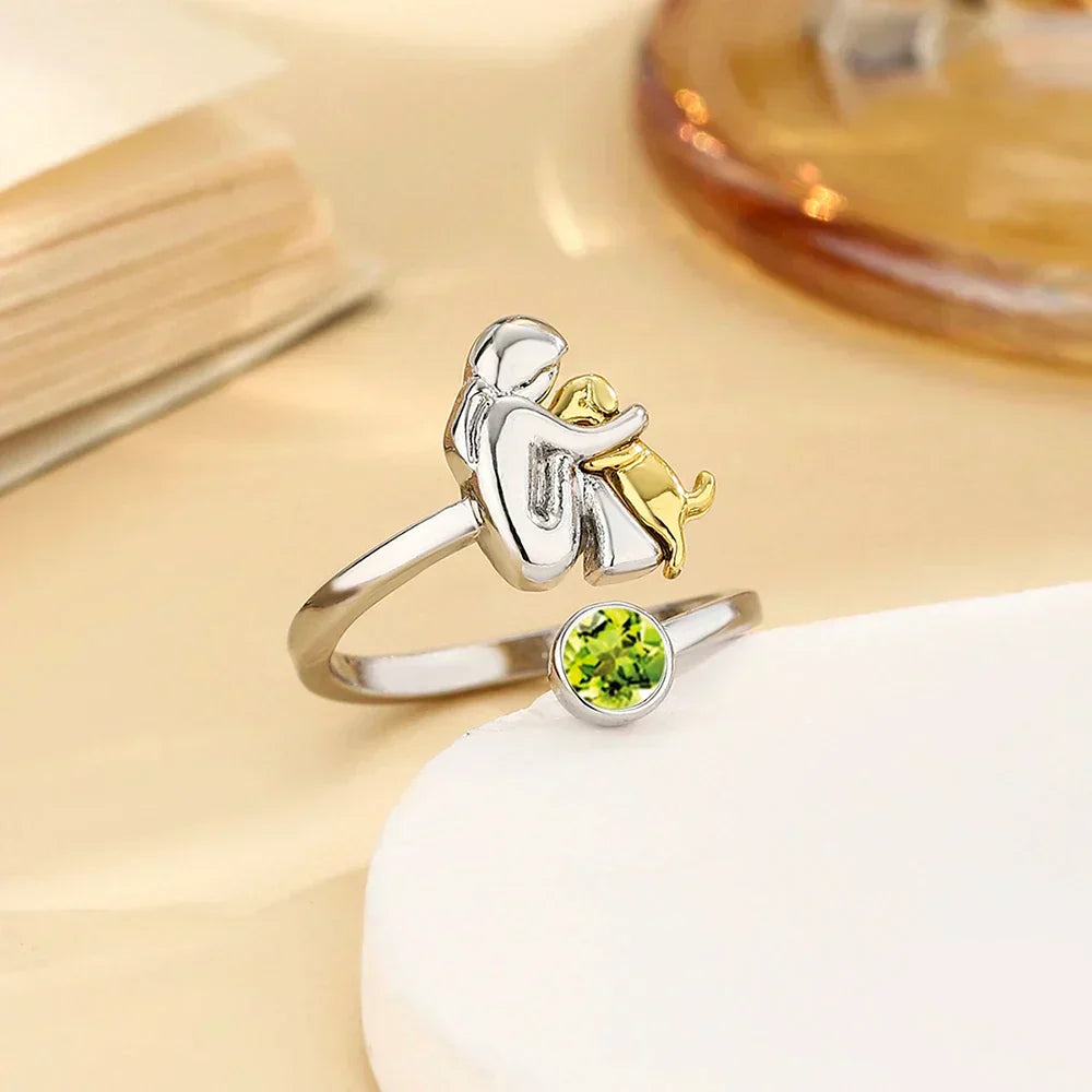 Rose | Anillo con Ícono de Perro