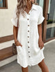 ELIRA | VESTIDO CAMISERO LIGERO Y NATURAL