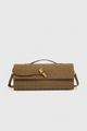 Melanie | Bolso de Hombro Clásico de Ante