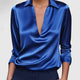 Calvina | Blusa Sofisticada