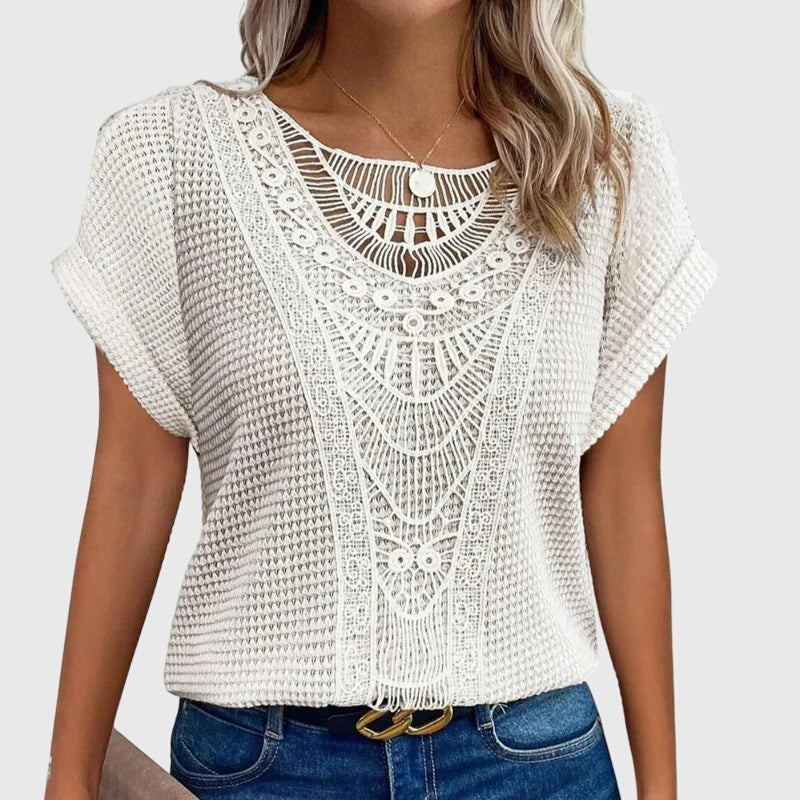 Pearl | Blusa Elegante Estilo Ibiza