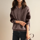Emily | Sudadera con Capucha de Punto Cableado