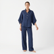 Maribel | Conjunto de lino con mangas murciélago y pantalón ancho