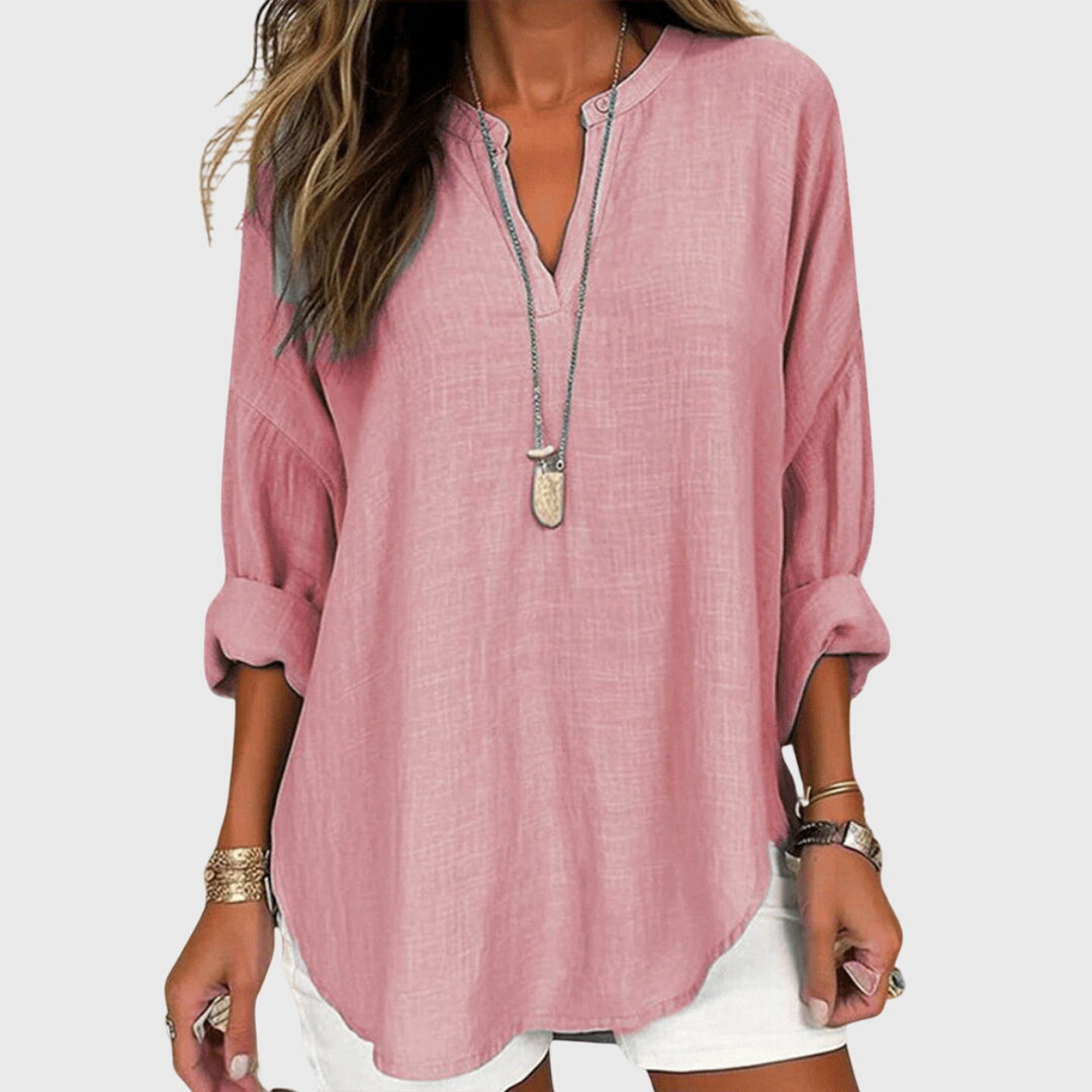 Lenara | Camisa de Playa Elegante y Fluida