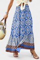 Ethel | Falda Maxi Estampada con Volante