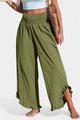 Justina | Pantalón Palazzo con Volantes y Talle Alto