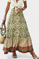 Ethel | Falda Maxi Estampada con Volante